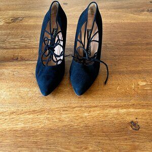 Maud Frizon Suede Stilettos, Size 39